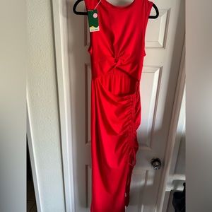 NWT Red Cutout Dress